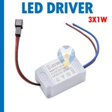 LED DRIVER 3 x 1w 300mA