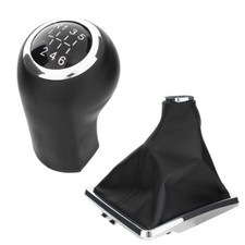 POMELLO + CUFFIA CON CORNICE CROMATA 6 MARCE OPEL ZAFIRA B,  R IN ALTO A SX