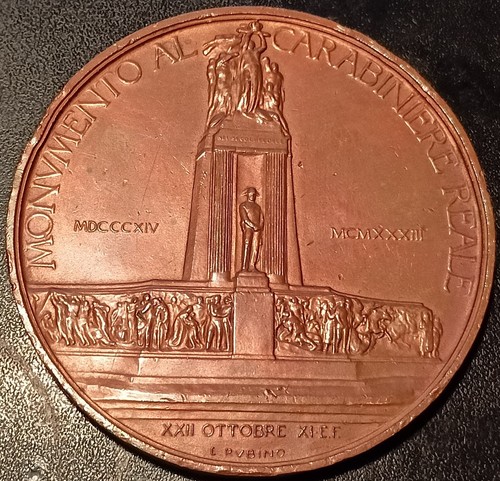 Italia medaglia monumento al - -,