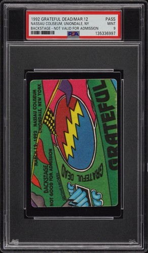 Grateful dead backstage pass - grateful,