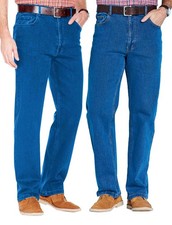 Jeans in denim in tessuto