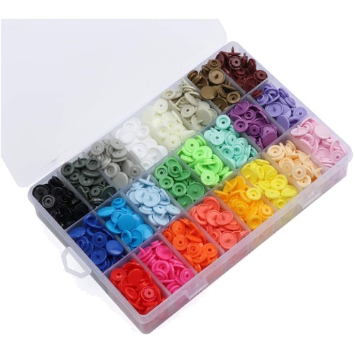 Bottoni automatici colorati