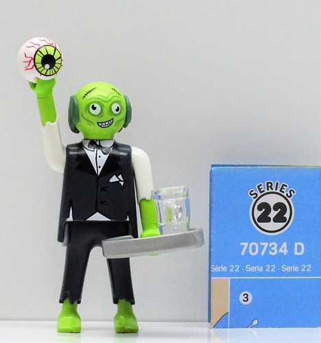 Zombie cameriere con occhio - cameriere,