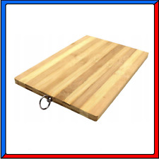 Tagliere in Legno di Bambù Bambu 40x29cm da Cucina Rettangolare Piano Vassoio