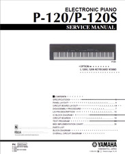 Service Manual, Manuale tecnico Yamaha P120-P120S (solo pdf, no cartaceo)
