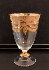 BICCHIERE IN VETRO DECORATO