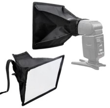 EXTERNAL DIFFUSER SOFTBOX BOUNCE FLASH COMPATIBILE CON OLYMPUS FL-900R FL-600R