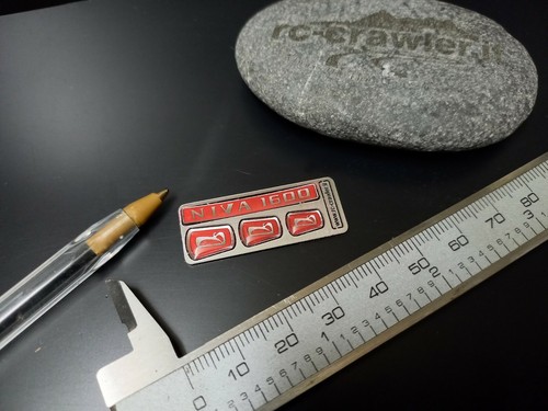 Lada niva scale - emblems, 1:10