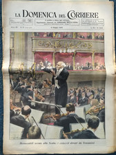 LA DOMENICA DEL CORRIERE 8 1946 TOSCANINI ALLA SCALA GRANDE TORINO BARTALI COPPI