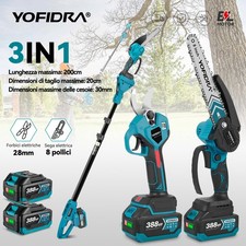 Motosega a Batteria 8 pollici