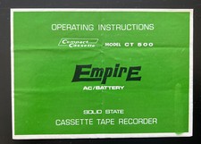 Registratore cassette empire - a,