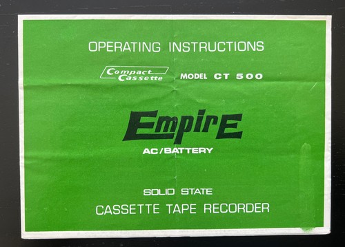 Registratore cassette empire - a,
