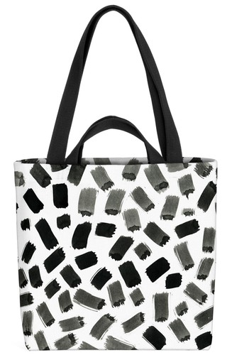 Borsa strisce nere - nere, zebra