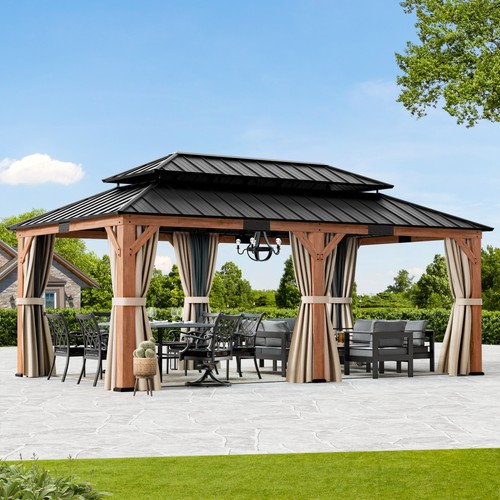 X20 cedar wood hardtop - 12'x20',