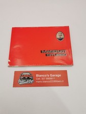 Libretto uso e manutenzione