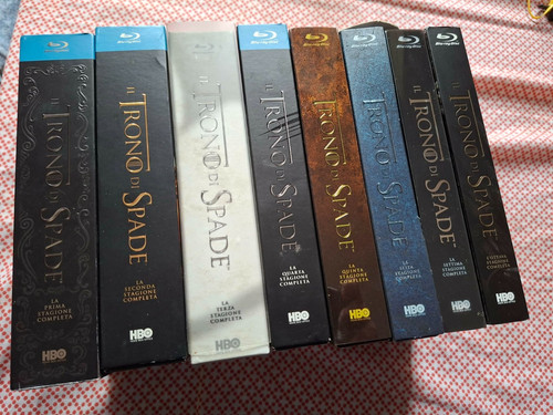Blu ray trono - spade, 1-8