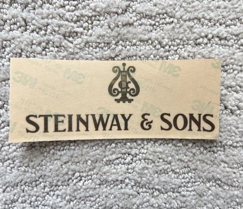 Steinway adesivo fallboard - steinway,