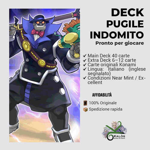 Yugioh mazzo deck - yugioh!, pugile