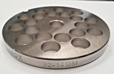 PIASTRA ACCIAIO INOX TRE SPADE TRITACARNE TC 32 - FORI 14 mm- ORIGINALE TRESPADE