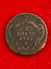 #5800 - Italie 2 soldi 1799 S