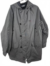 Parka lungo grigio Schott Bros