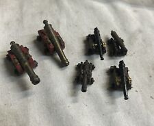 Lotto Di 6 Cannoni Di Diverse Misure E Materiali Per Modellismo Navale