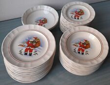 Servizio Piatti Ceramica Castellania di Natale da 38 Made in Italy