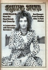 ROLLING STONE MAGAZINE 21 JUNE 1973 . ROD STEWART SOUL TRAIN BERNARDO BERTOLUCCI