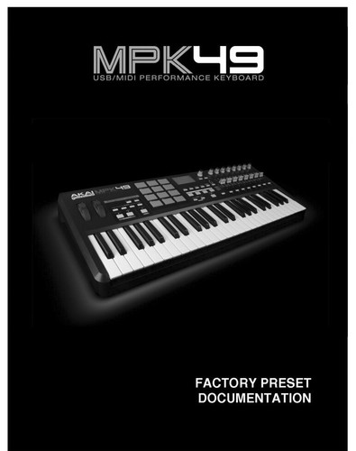 Akai mpk49 manuale - akai,