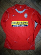 MAGLIA JUVENTUS ROSSA NEW HOLLAND-FIAT  GROUP NIKE 2009-2010 COME FOTO