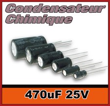 25/470# Condensateur chimique