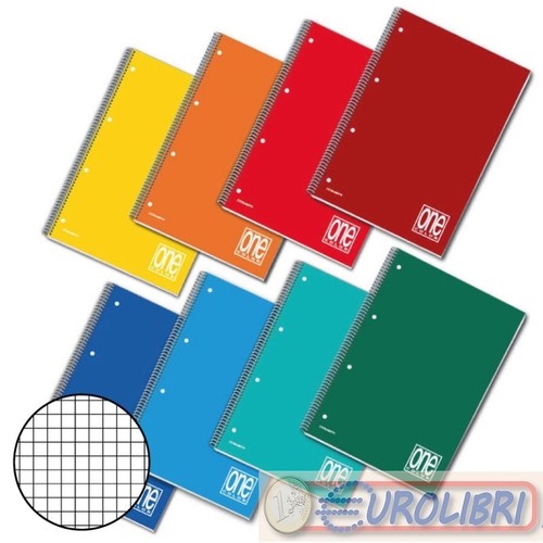 Quaderni spirale 80gr - 80gr, rig.4mm
