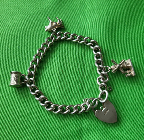 Bracciale vintage argento - bracciale,