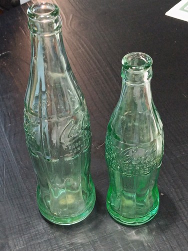 Bottiglie coca cola vintage - bottiglie,