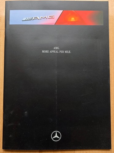 Amg mercedes 1995 brochure - 1995,