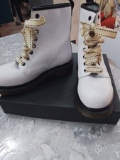 Scarponcini Bianchi Pelle