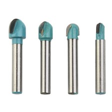 4 pezzi punta per router 6 mm