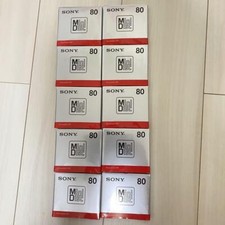 Sony MDW80T MD Minidisc vuoto 80 min registrabile lotto di 10 dischi archiviazione compatta