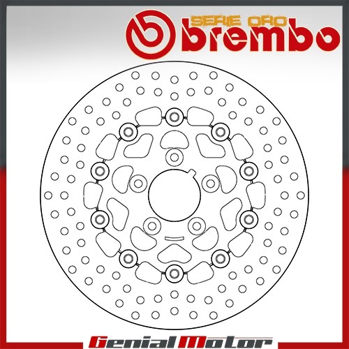 Disco freno flot brembo - disco, ant