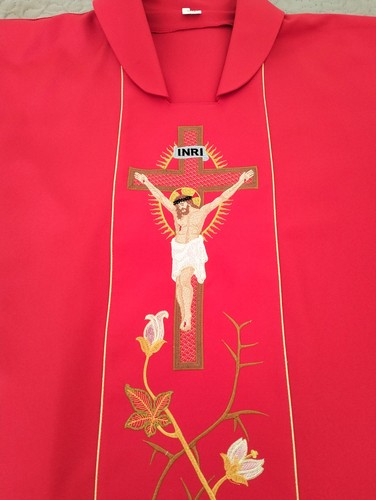 Casula rossa con relativa - rossa,