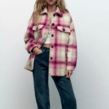 Zara camicia oversize a quadri