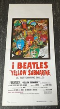 Locandina - YELLOW SUBMARINE - Beatles - 2° stampa - ITA 1968