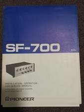 Pioneer SF-700 Crossover