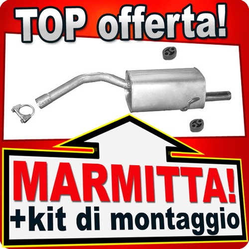 Silenziatore posteriore per - silenziatore,