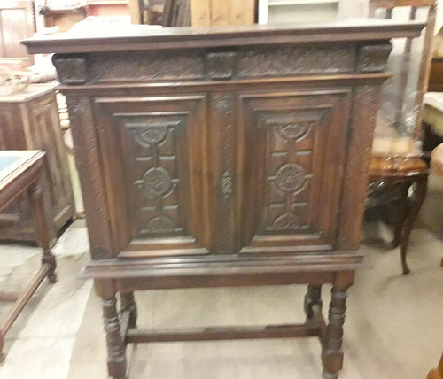 Antico monetiere stipetto - antico,