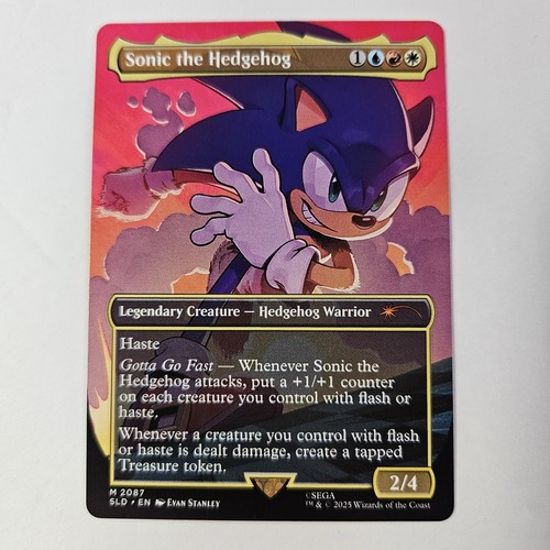 Sonic the hedgehog borderless - the,