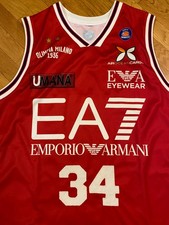 Canotta Basket Olimpia Milano