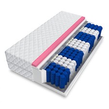 Materasso 90x200 140x200 180x200 MEMORY 24 cm 7 zone VISCOT molle insacchettate H2 H3