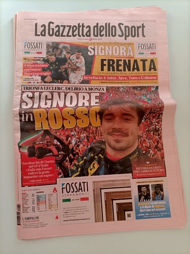 Gazzetta sport leclerc vince - gazzetta,