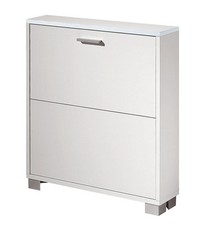 SCARPIERA BIANCA CON 2 ANTE